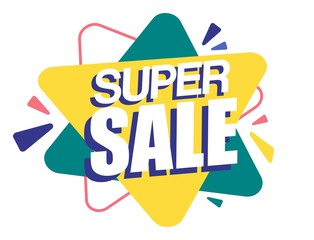 modern big sale and discount all items for marketing of shop and supermarket vector illustration design template