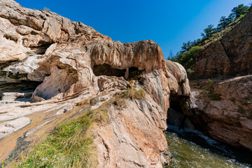 Beautiful landscape of Battleship Rock