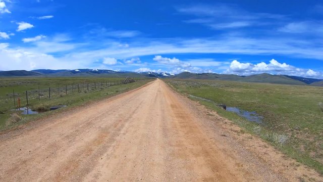 timelapse of Lemhi Pass Montana, Lewis and Clark route