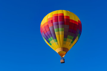 Morning view of the famous Albuquerque International Balloon Fiesta event