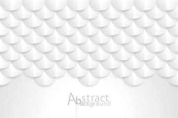 Geometric pattern texture white wallpaper abstract background with copy space.