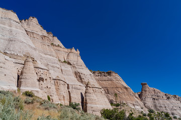 Sunny view of the famous Kasha Katuwe Tent Rocks National Monument