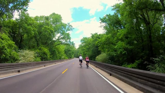 NATCHEZ TRACE PARKWAY, Potkupino Section, timelapse drive down historic parkway in south