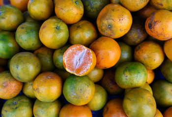 one peel of orange in then group