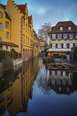 Fototapeta na wymiar The beautiful town of Alsace, Colmar