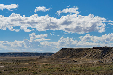 Beautiful landscape of Petrified Forest National Park