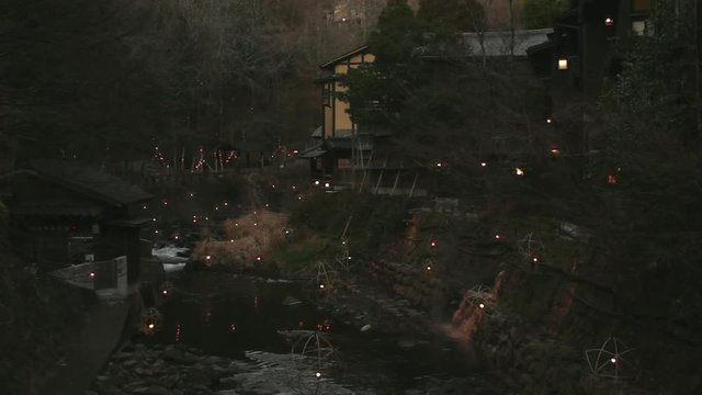 黒川温泉の湯あかり