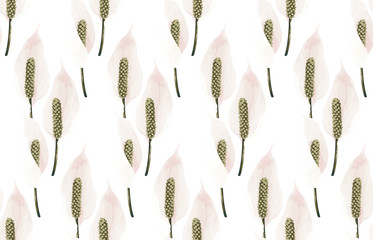 Seamless dainty floral pattern. - 317404378