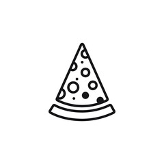 Pizza icon design. Vector illustration.