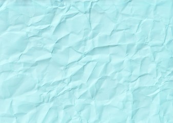 Obraz premium close up blue crumpled paper texture 
