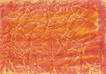 close up red and yellow paper texture 