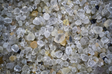 Sand close up macro