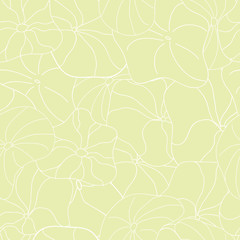 Lily Pads neutral full coverage pattern vector seamless repeat surface design