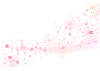 桜と音符