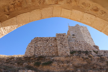 Al Karak castle in the south of Jordan