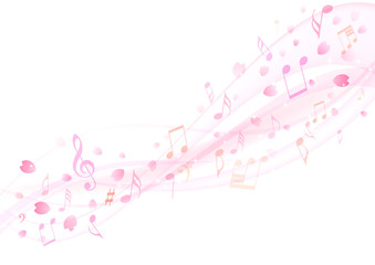 桜と音符