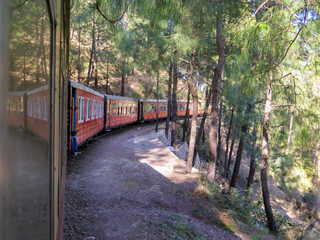The Himalayan queen train from Kalka to Shimla in India