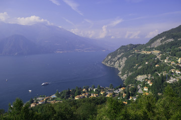landscape of lake Como