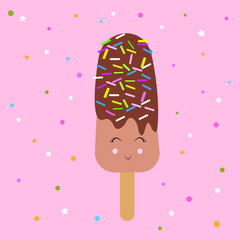 ice cream in vector