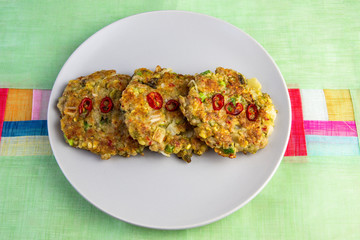 Bindaetteok, mung-bean pancake