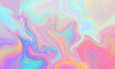 Iridescent abstract liquid marbeled background texture
