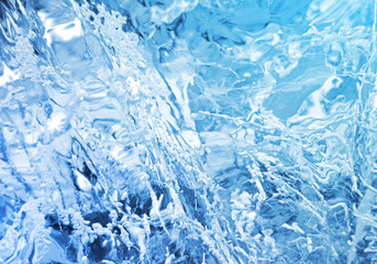 Colorful ice texture