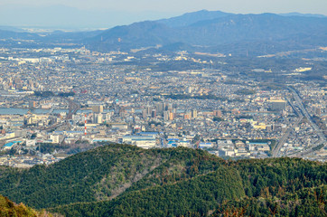Fototapeta na wymiar 滋賀　音羽山からの眺め