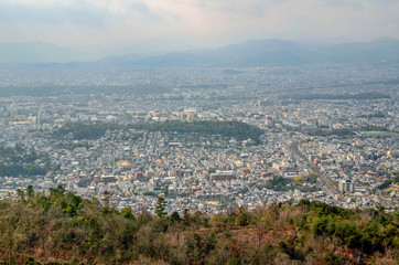 京都　大文字山からの眺め