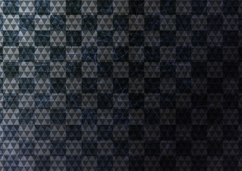 黒色基調の鱗模様和紙テクスチャ背景素材