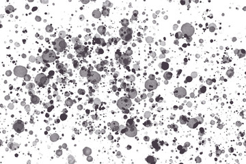 Abstract brown watercolor on white background