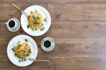 パスタ ランチ トマトソース 02