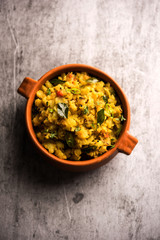 Aloo ka bharta,  sabzi is a tasty dish from India  made using spiced mashed potato prepared especially in northern parts of India