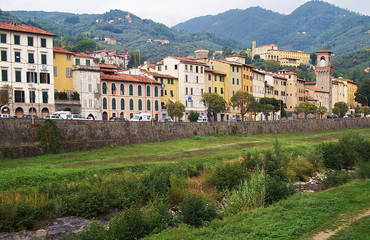 Fototapeta na wymiar View of Pescia, Tuscany, Italy