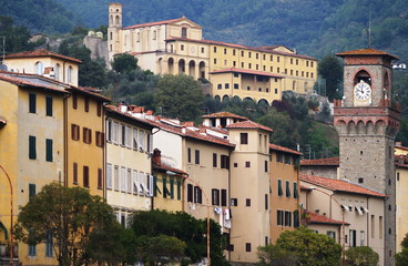 View of Pescia, Tuscany, Italy