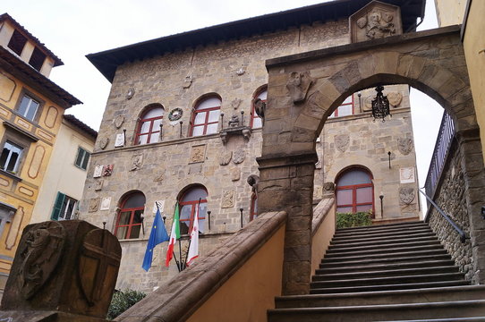 Vicario palace in Pescia, Tuscany, Italy