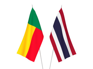 Thailand and Benin flags