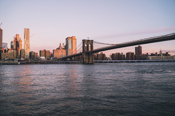 sunrise brooklyn bridge