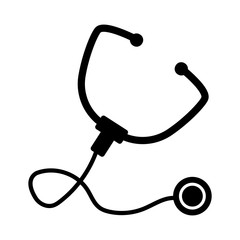 Stethoscope icon vector symbol,medical instrument