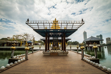 Colombo, Sri Lanka. City center. Gangaramaya Park