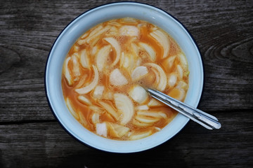 bowl of vegetable soup