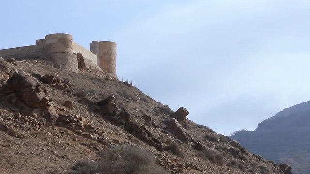 The Fortress Torres de Alcala, in the region of Hoceima, Morocco