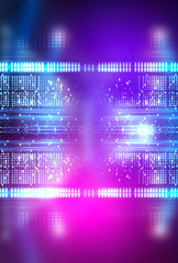 Ultraviolet abstract light. Light element, light line. Violet and pink gradient. Modern background, neon light. Empty stage, spotlights, neon. Abstract futuristic neon background.