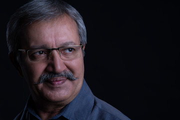 Obraz premium Portrait of a senior man.