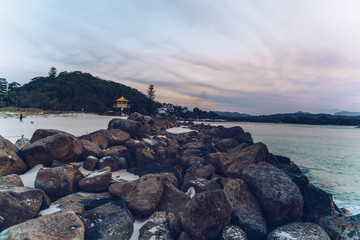  gold coast, currumbin, palm beach, queensland, australia, alley, elephant rock, 