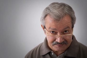 Portrait of a senior man.