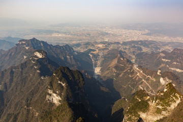 view of mountains