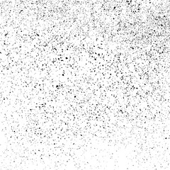 Black Grainy Texture Isolated On White Square Background. Dust Overlay. Dark Noise Granules. Digitally Generated Image. Vector Design Elements, Illustration, Eps 10.