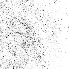 Fototapeta na wymiar Black Grainy Texture Isolated On White Square Background. Dust Overlay. Dark Noise Granules. Digitally Generated Image. Vector Design Elements, Illustration, Eps 10.