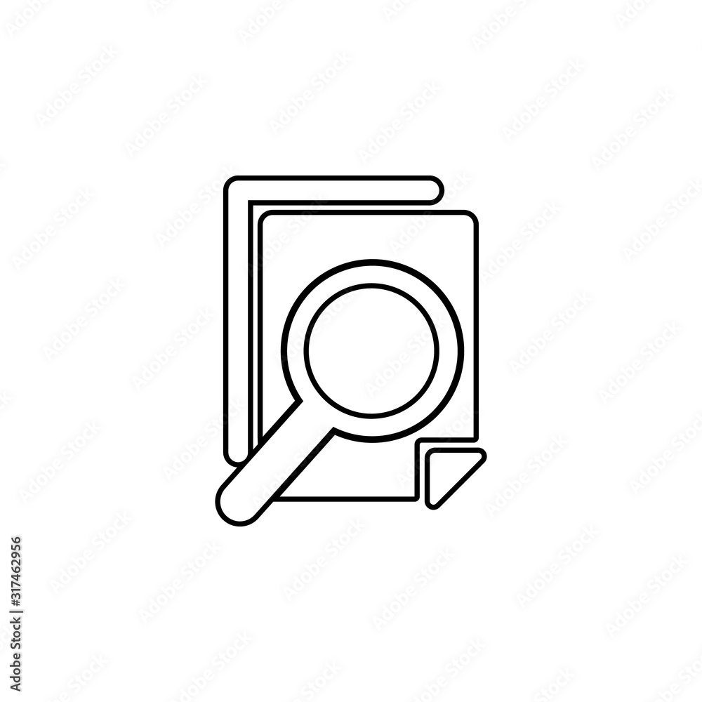 Poster content check icon. element of seo and development icon with name for mobile concept and web apps. d