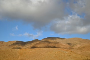 Picturesque landscape of Fuerteventura. Wild areas of Fuerteventura, Canary Islands, Spain, Europe